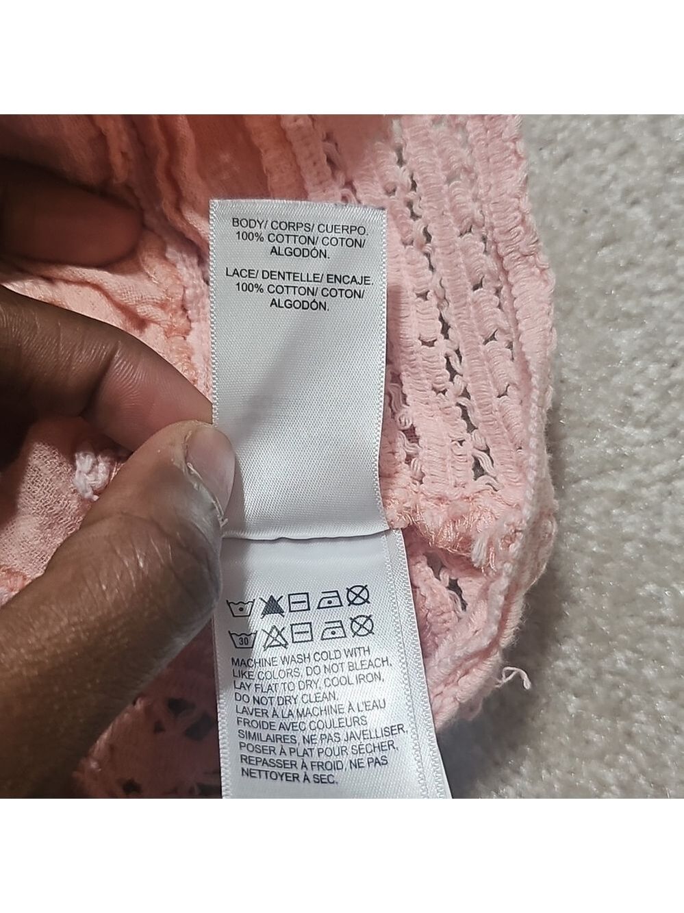 Lucky Brand Light Pink Ruffled Blouse - Picture 4 of 6